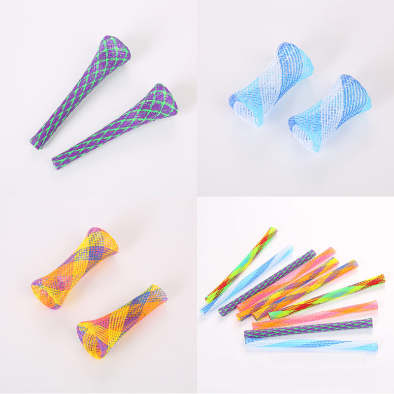 Manufacturer wholesale colorful nylon clean teeth cat adjustable spring toy