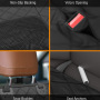 Manufacturer wholesale large black waterproof foldable oxford carrier pet dog car seat cover