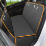 Manufacturer wholesale large black waterproof foldable oxford carrier pet dog car seat cover