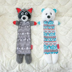 Manufacturer wholesale plush bear dog christmas toys