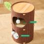 Wholesale Two Three Layer Tree Hole Design Cat Tunnel House