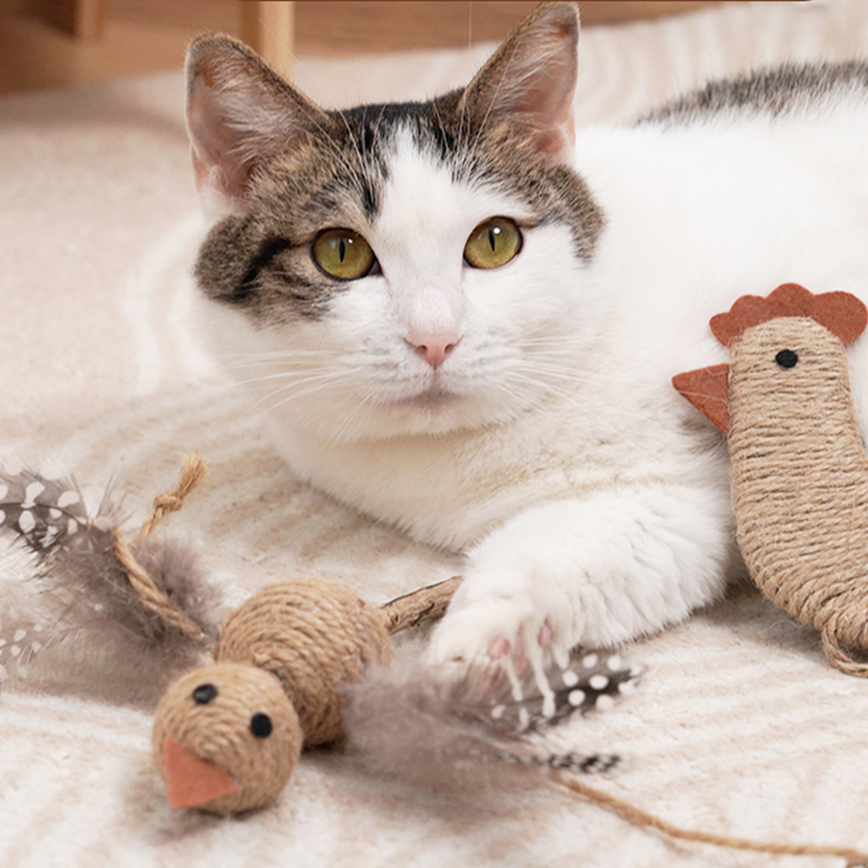 Manufacturer wholesale silvervine cat rope toys