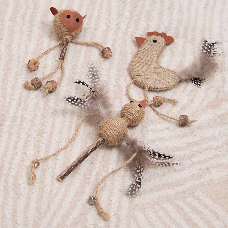 Manufacturer wholesale silvervine cat rope toys