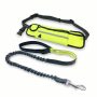Manufacturer wholesale adjustable running used dog leash with pocket set