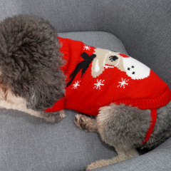 Manufacturer wholesale red dog christmas sweater clothes