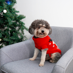 Manufacturer wholesale red dog christmas sweater clothes