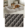 Wholesale Custom Logo Pet Product Sponge Plush Dog Bed for Large Dogs