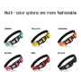 Wholesale Nylon Custom Logo Dog Collar With Reflective Stripe