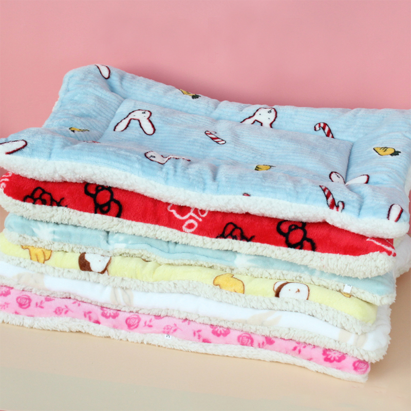 Manufacturer Wholesale Cute Design Flannel Cat Pet Dog Mat