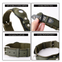 Manufacturer wholesale custom logo leather dog collar placed airtag