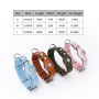 Manufacturer wholesale custom logo leather dog collar placed airtag