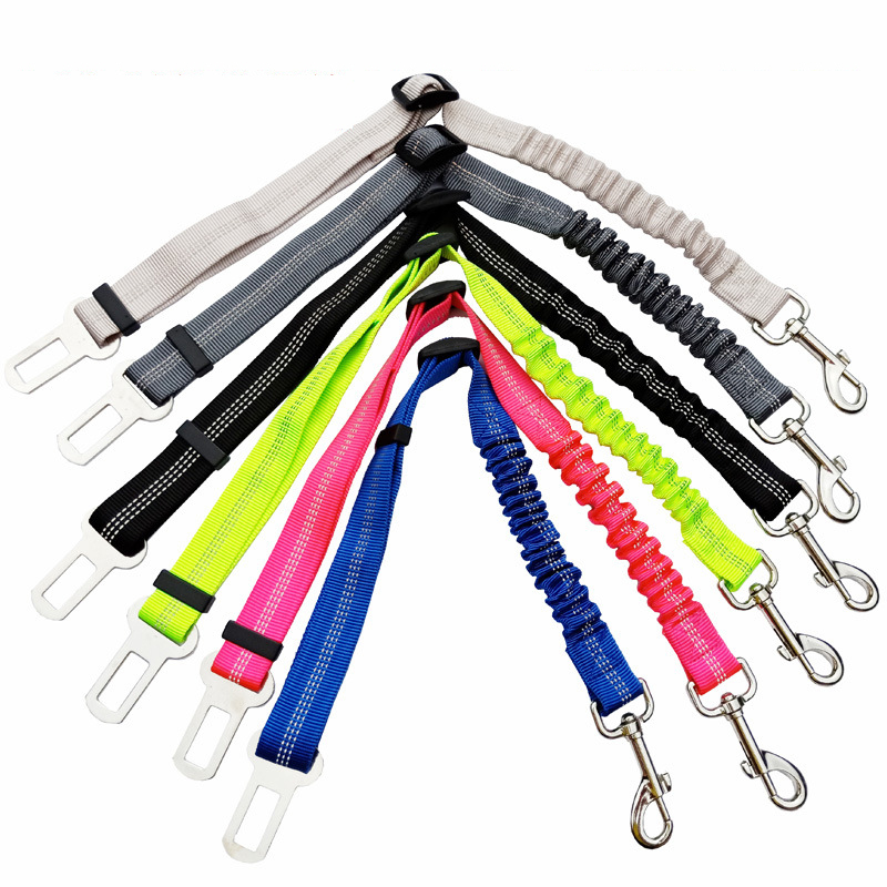 Manufacturer wholesale nylon adjustable dog large seat belt