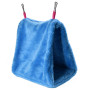 Manufacturer wholesale foldable warm soft plush hanging triangular bird tent
