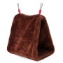 Manufacturer wholesale foldable warm soft plush hanging triangular bird tent