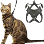 Manufacturer wholesale custom logo cat harness with leash set