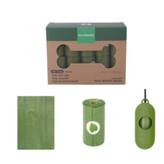 Manufacturer wholesale PE box packed pet waste bags dog poop bag with dispenser biodegradable