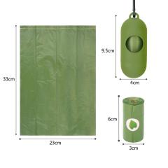 Manufacturer wholesale PE box packed pet waste bags dog poop bag with dispenser biodegradable
