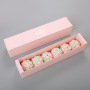 Manufacturer wholesale box packed bell inside round cat plush ball toys