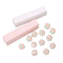Manufacturer wholesale box packed bell inside round cat plush ball toys