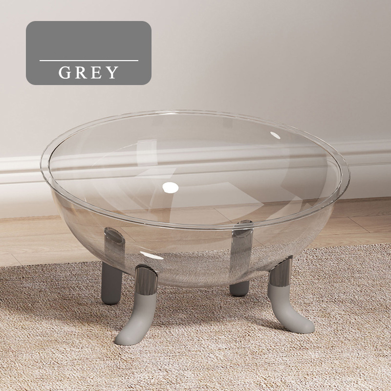 Wholesale Cheap Large Transparent Round Cat Bed Elevated