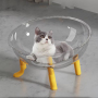 Wholesale Cheap Large Transparent Round Cat Bed Elevated
