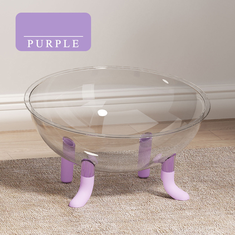 Wholesale Cheap Large Transparent Round Cat Bed Elevated