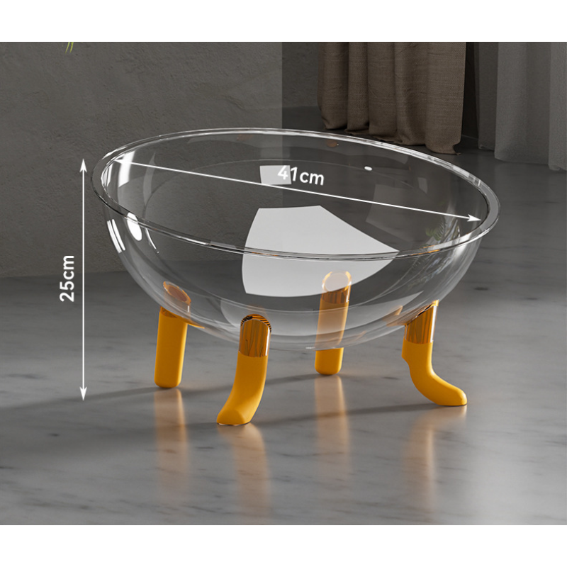 Wholesale Cheap Large Transparent Round Cat Bed Elevated