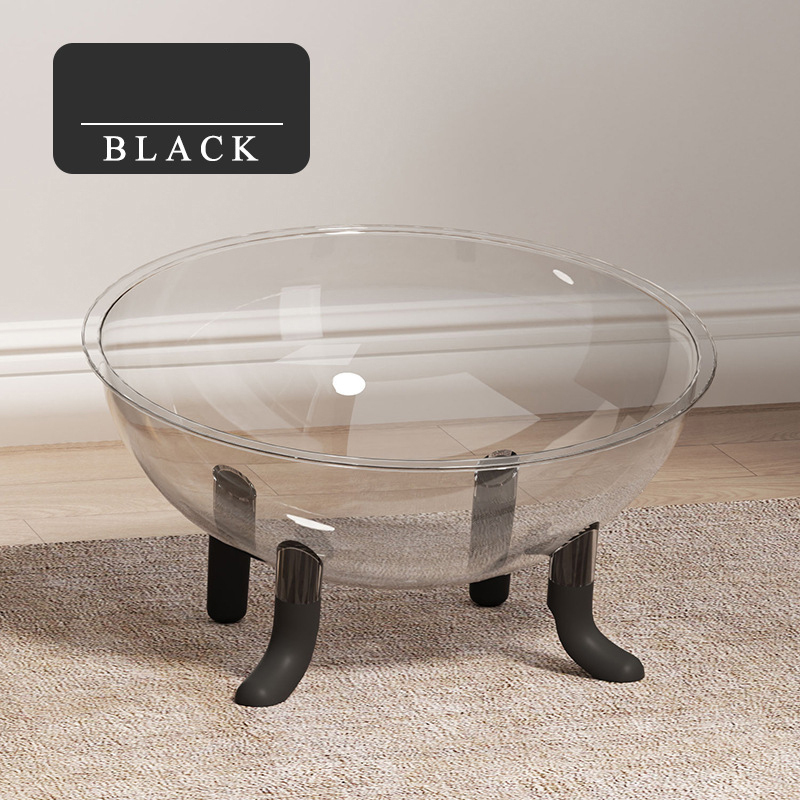 Wholesale Cheap Large Transparent Round Cat Bed Elevated