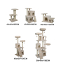 Manufacturer Wholesale Wood Beige Sisal Tree Scratcher Cats Products