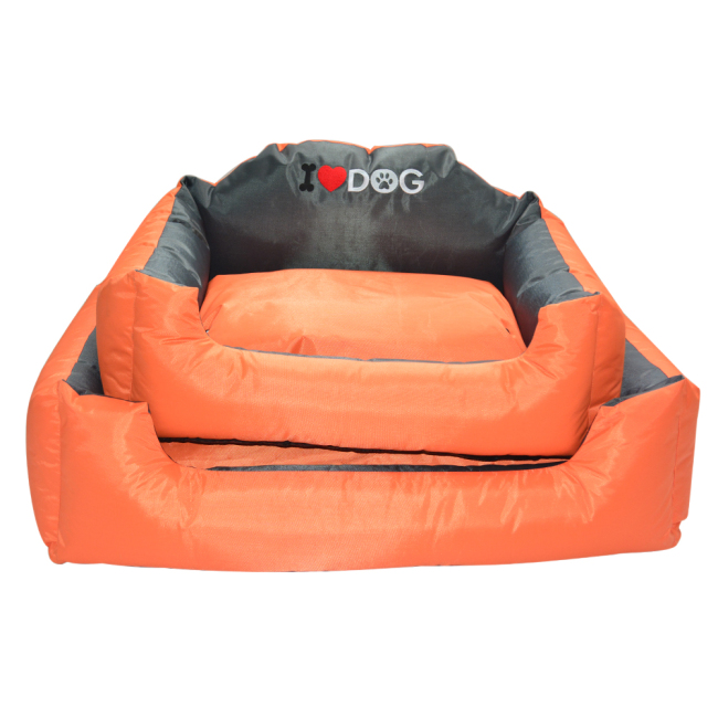 hot sale factory supplied wholesale deluxe durable colorful waterproof fabric dog bed
