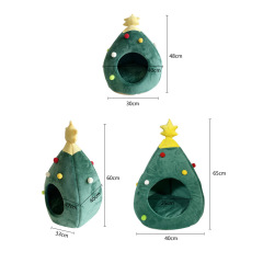 Manufacturer wholesale pp cotton oxford bottom green cat house christmas