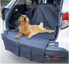 Manufacturer wholesale oxford waterproof foldable cheap pet dog car trunk seat cover