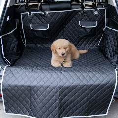 Manufacturer wholesale oxford waterproof foldable carrier dog pet car trunk seat cover