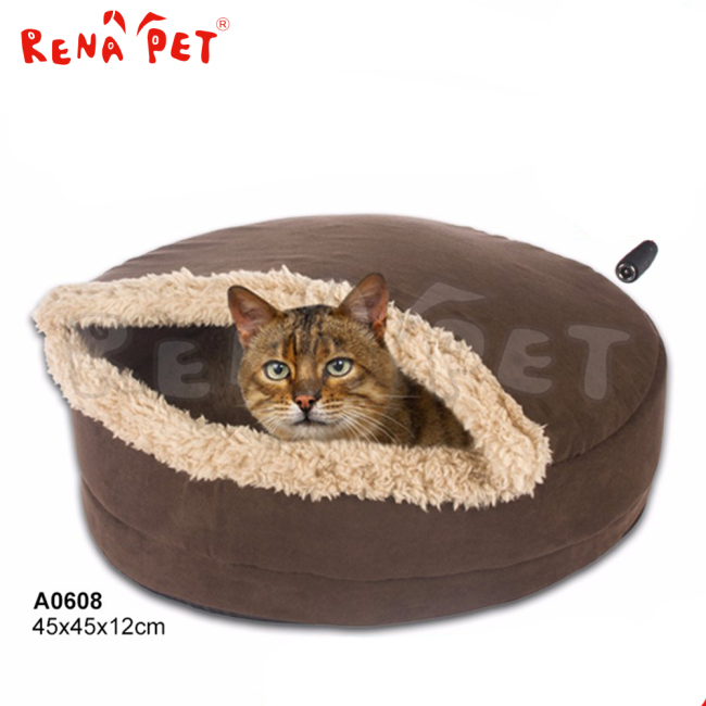 2016 new style comfortable warm cat cave heated cat cave heated cat bed