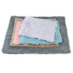 Manufacturer wholesale soft plush pet dog mat non-slip bottom
