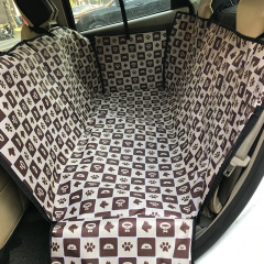 Manufacturer wholesale large oxford cloth waterproof foldable washable carrier pet dog car seat cover