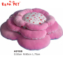 wholesale luxury pet dog beds flower shaped purple pet bed