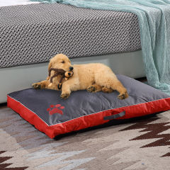 Manufacturer wholesale waterproof oxford cloth non slip bottom dog cushion bed