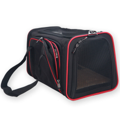 Manufacturer wholesale breathable carrier outdoor foldable portable car small dog cat carrier bag
