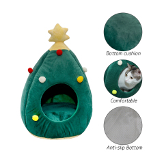 Manufacturer wholesale pp cotton oxford bottom green cat house christmas