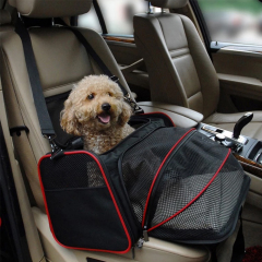 Manufacturer wholesale breathable carrier outdoor foldable portable car small dog cat carrier bag