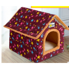 Manufacturer wholesale foldable detachable small dog soft cat house