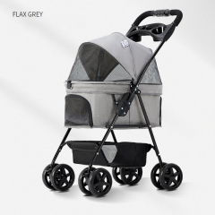 Manufacturer wholesale foldable breathable travel portable dog stroller