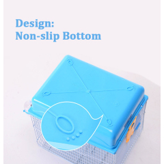 Manufacturer wholesale custom acrylic luxury foldable carrier portable castle hamster cage
