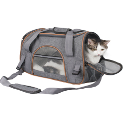 Manufacturer wholesale portable foldable breathable travel small dog cat carrier bag