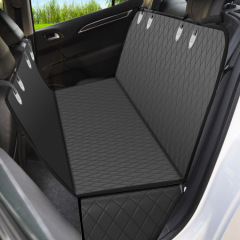Manufacturer wholesale large black waterproof foldable oxford carrier pet dog car seat cover