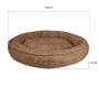 wholesale plush round soft pet dog cushion