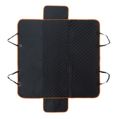 Manufacturer wholesale large black waterproof foldable oxford carrier pet dog car seat cover