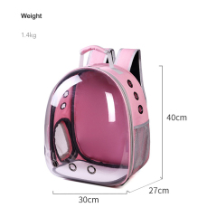 Manufacturer wholesale breathable space backpack cat carring bag