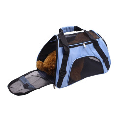 Manufacturer wholesale breathable cooling travel foldable cat dog carrier bag pet carrier